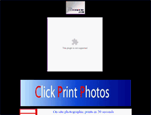 Tablet Screenshot of clickprintphotos.com
